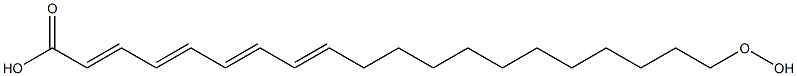 12R-Hydroperoxyeicosatetraenoate 구조식 이미지