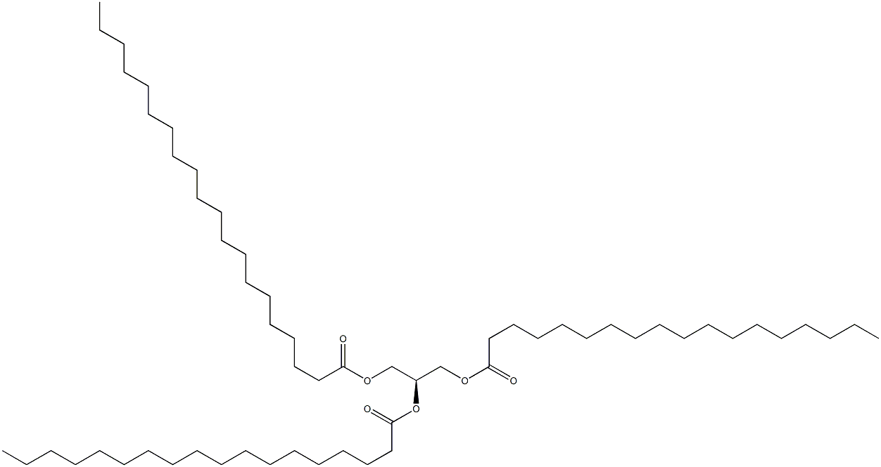 1,2-dioctadecanoyl-3-eicosanoyl-sn-glycerol 구조식 이미지