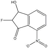 2-Fluoro-3-hydroxy-7-nitro-1-indanone 구조식 이미지