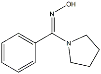 Pyrrolidin-1-yl phenyl ketoxime Structure