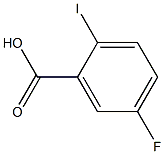 5-Fluoro-2-iodobenzoic acid 99% 구조식 이미지