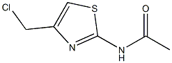 2-Acetamido-4-(chloromethyl)-1,3-thiazole 구조식 이미지