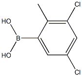 3,5-Dichloro-2-methylbenzeneboronic acid Structure
