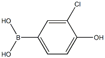 3-Chloro-4-hydroxybenzeneboronic acid 96% Structure
