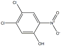 4,5-Dichloro-2-hydroxynitrobenzene Structure