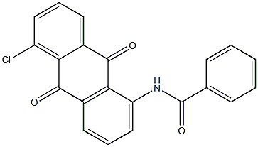 1-CHLORO-5-BENZOYLAMIBO ANTHRAQUINONE Structure