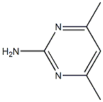 2-AMINO-4,6-DIMETHMYLPYRIMIDINE Structure