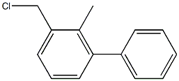 2-METHYL-3-PHENYLBENZYL CHLORID Structure