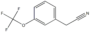 3-(TRIFLUOROMETHYLOXY)PHENYLACETONITRILE Structure