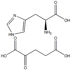 L-HISTIDINE -KETOGLUTARATE 구조식 이미지