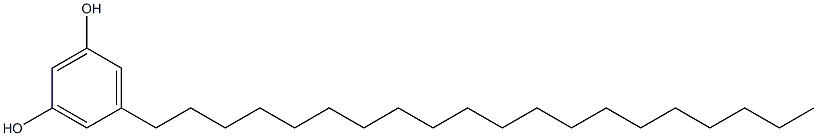 1,3-DIHYDROXY-5-EICOSYLBENZEN Structure