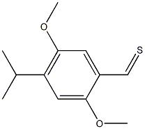 2,5-DIMETHOXY-4-ISOPROPYLTHIOBENZALDEHYDE 구조식 이미지