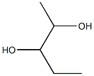 2,3-dihydroxypentane Structure