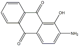 2-amino-1-hydroxyanthra-quinone Structure