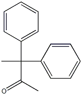 3,3-diphenyl-2-butanone Structure