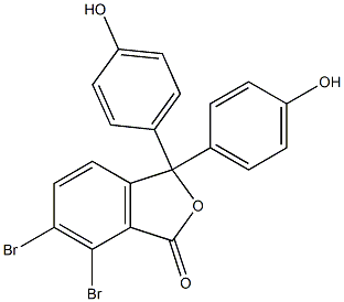 dibromophenolphthalein 구조식 이미지