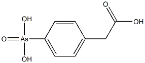 p-carboxymethylphenyl-arsonic acid 구조식 이미지