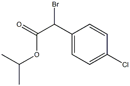 Alpha-Bromo-4-Chlorophenylacetic Acid Isopropyl Ester 구조식 이미지