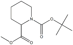Methyl 1-Boc-Piperidine-2-Carboxylate 구조식 이미지