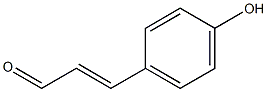 p-hydroxycinnamaldehyde Structure