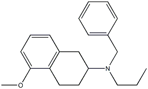 2-((benzyl)propylamino)-5-methoxytetralin 구조식 이미지