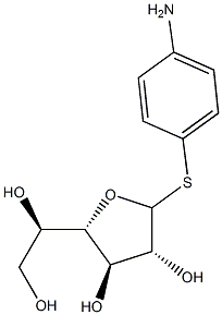 4-aminophenyl 1-thio-galactofuranoside Structure