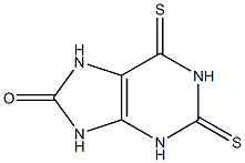 2,6-dithiouric acid Structure