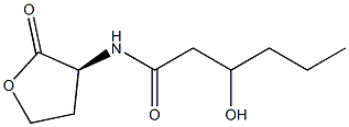 N-(3-hydroxyhexanoyl)homoserine lactone 구조식 이미지