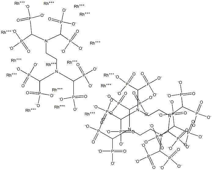 rhodium ethylenediaminetetramethylenephosphonate 구조식 이미지