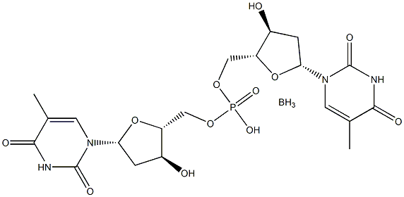 dithymidine boranomonophosphate Structure