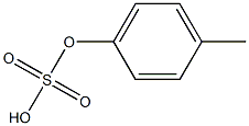 4-cresol sulfate Structure