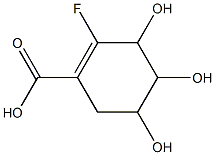 2-fluoroshikimic acid 구조식 이미지