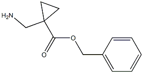 benzyl 1-(aminomethyl)cyclopropane-1-carboxylate 구조식 이미지