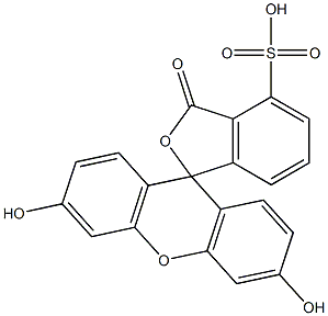 fluorescein sulfonic acid Structure