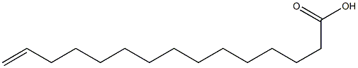 14-pentadecenoic acid 구조식 이미지