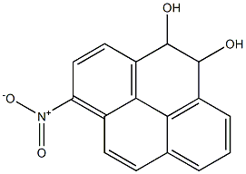 4,5-dihydro-4,5-dihydroxy-1-nitropyrene 구조식 이미지