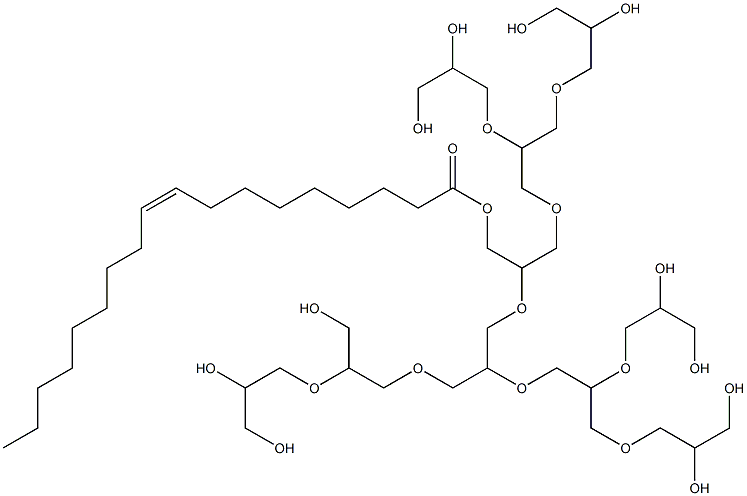 decaglycerol monooleate Structure