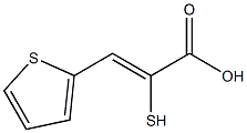mercapto-(2-thienyl)acrylic acid 구조식 이미지