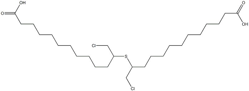 10-carboxydecyl-2-chloroethylsulfide Structure