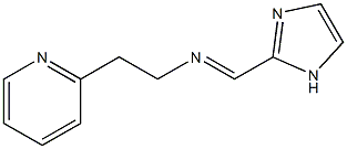 2-(((imidazol-2-ylmethylidene)amino)ethyl)pyridine 구조식 이미지