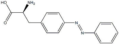 4-phenylazophenylalanine Structure