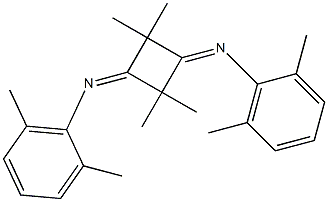 2,2,4,4-tetramethyl-N,N'-bis(2,6-dimethylphenyl)cyclobutane-1,3-diimine 구조식 이미지