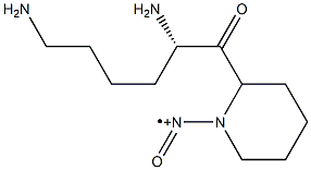 lysyl-(Z(nitro))piperidide Structure