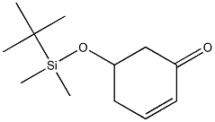 5-(tert-butyldimethylsilyloxy)-2-cyclohexenone 구조식 이미지