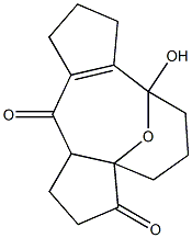 12-hydroxy-16-oxatetracyclo(10.3.1.0.(1,5)0(7,11))hexadec-7(11)ene-2,6-dione 구조식 이미지