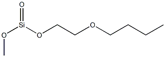 methyl 2-butoxyethyl silicate 구조식 이미지