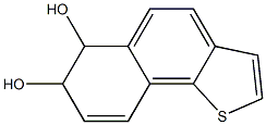 6,7-dihydroxy-6,7-dihydronaphtho(1,2-b)thiophene Structure