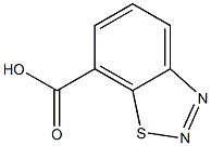 benzo(1,2,3)-thiadiazole-7-carboxylic acid Structure