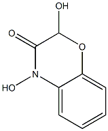 2,4-dihydroxy-1,4-benzoxazin-3-one 구조식 이미지