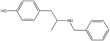 p-hydroxy-N-benzylamphetamine Structure